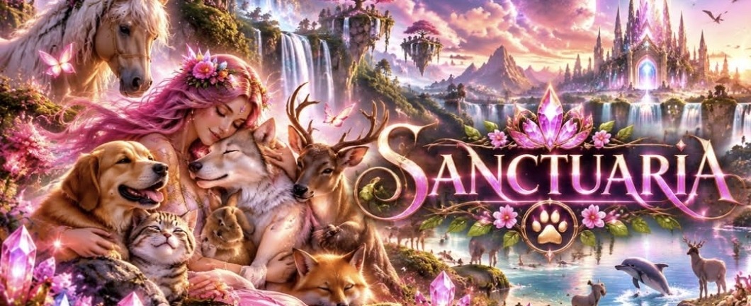 Sanctuaria’s magical creatures and crystal castle